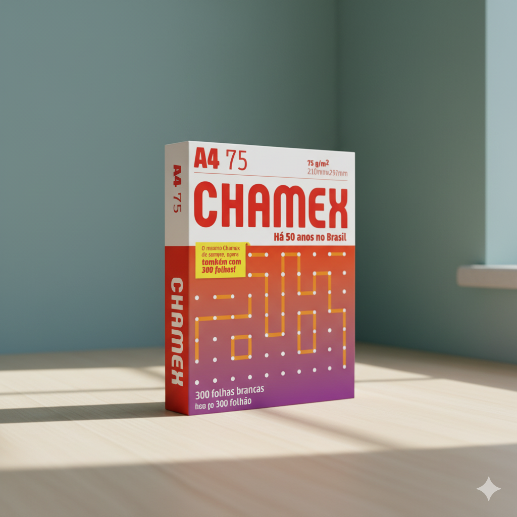 Papel Chamex 300 folhas